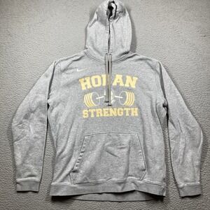 Hoban Strength High School Knights Hoodie Adult Large‎ Gray Nike Akron Ohio